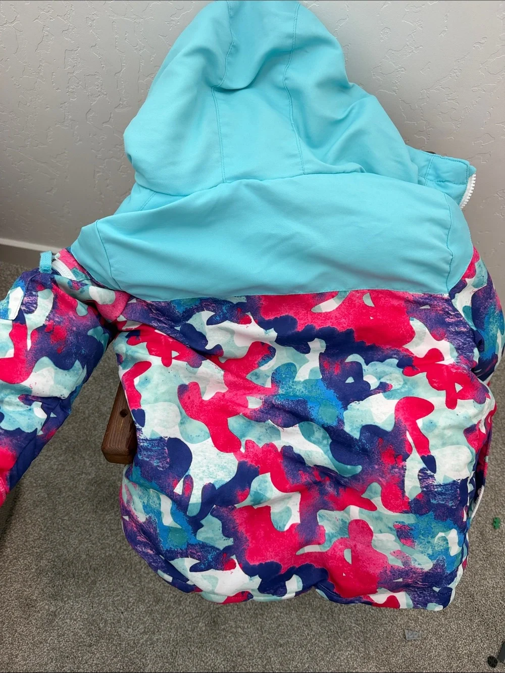 Hurley Aqua, Pink and Purple Girls' Winter Jacket